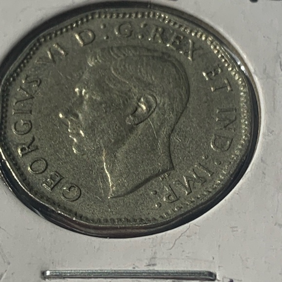 1947 canada five cent - Picture 1 of 2